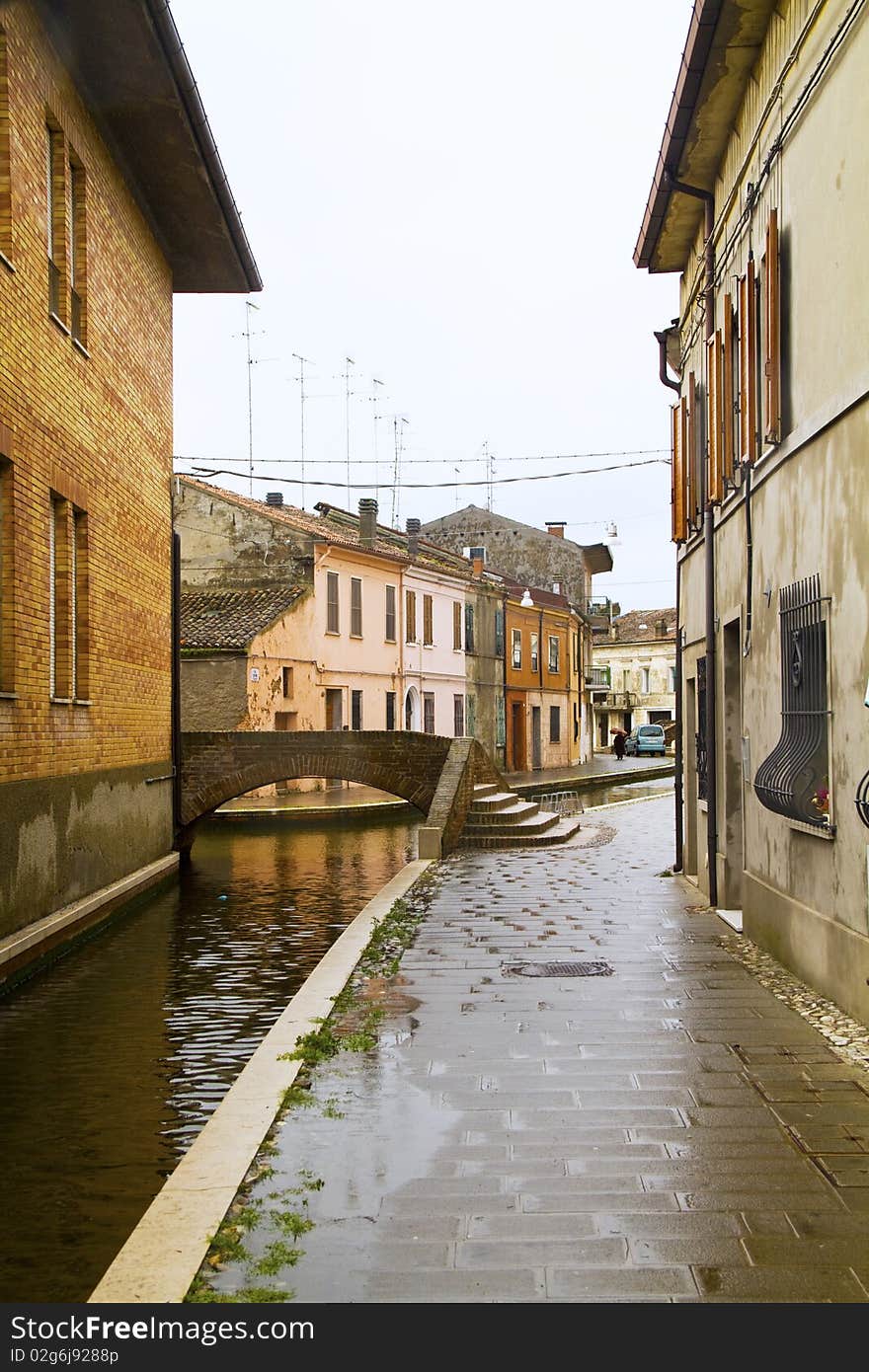 Houses on the river