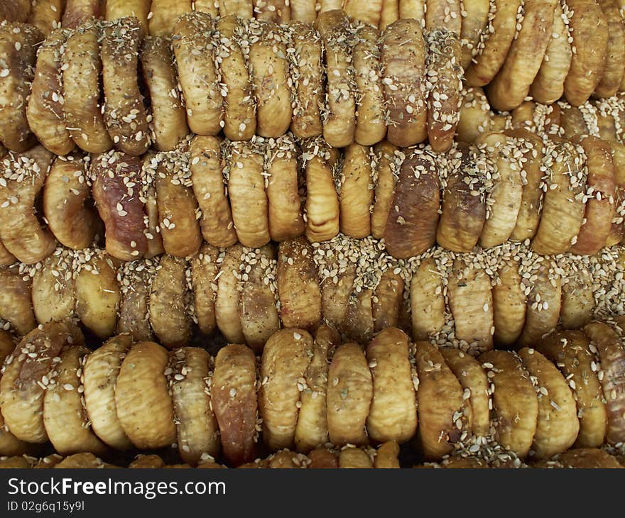 Earth treasures, dried figs