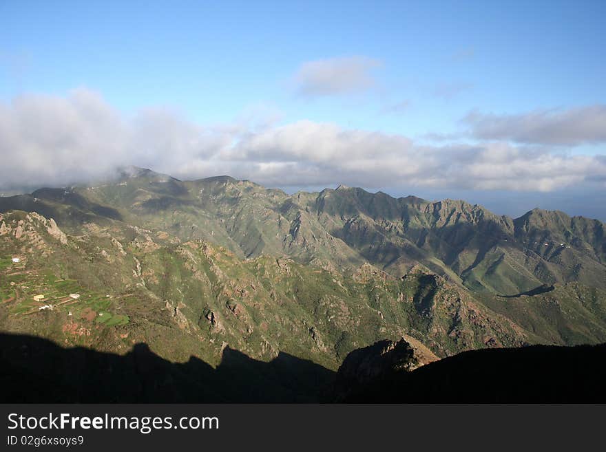 Anaga mountain in Tenerife