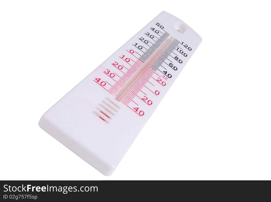 Thermometer isolated on white background