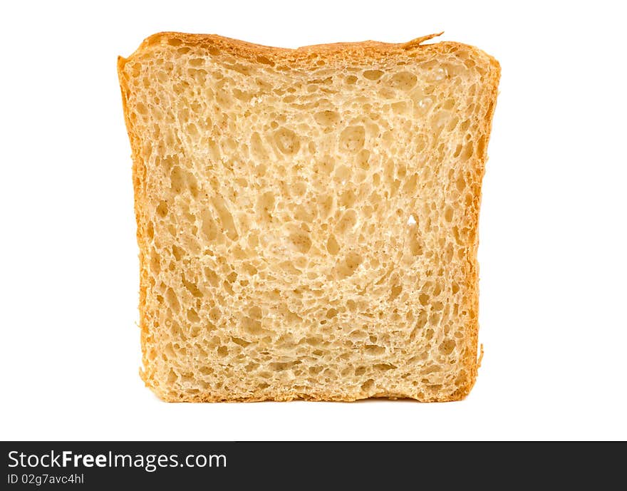 White Bread Isolated