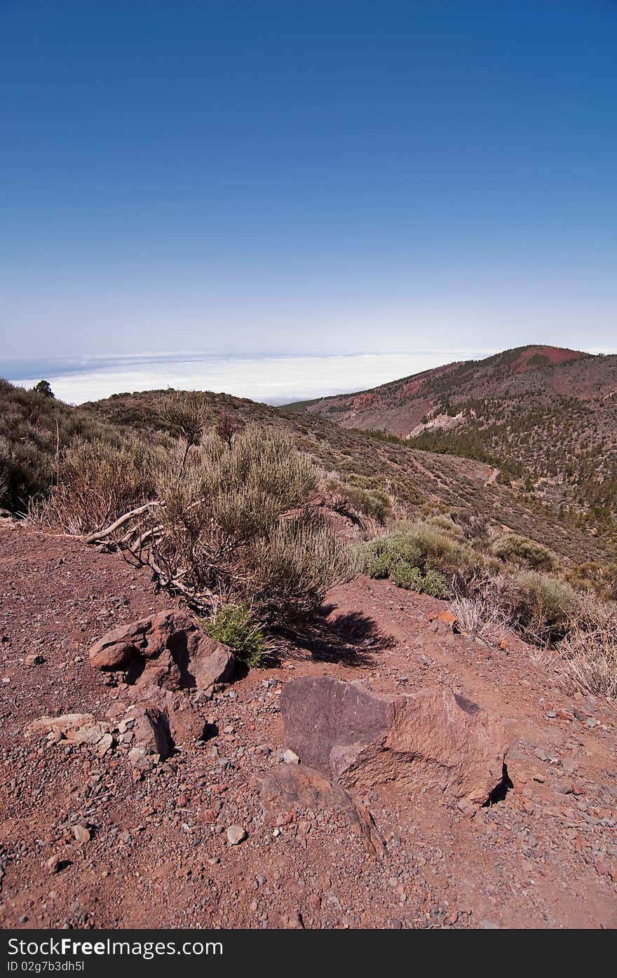 Volcanic landscape - Mount Teide, Tenerife