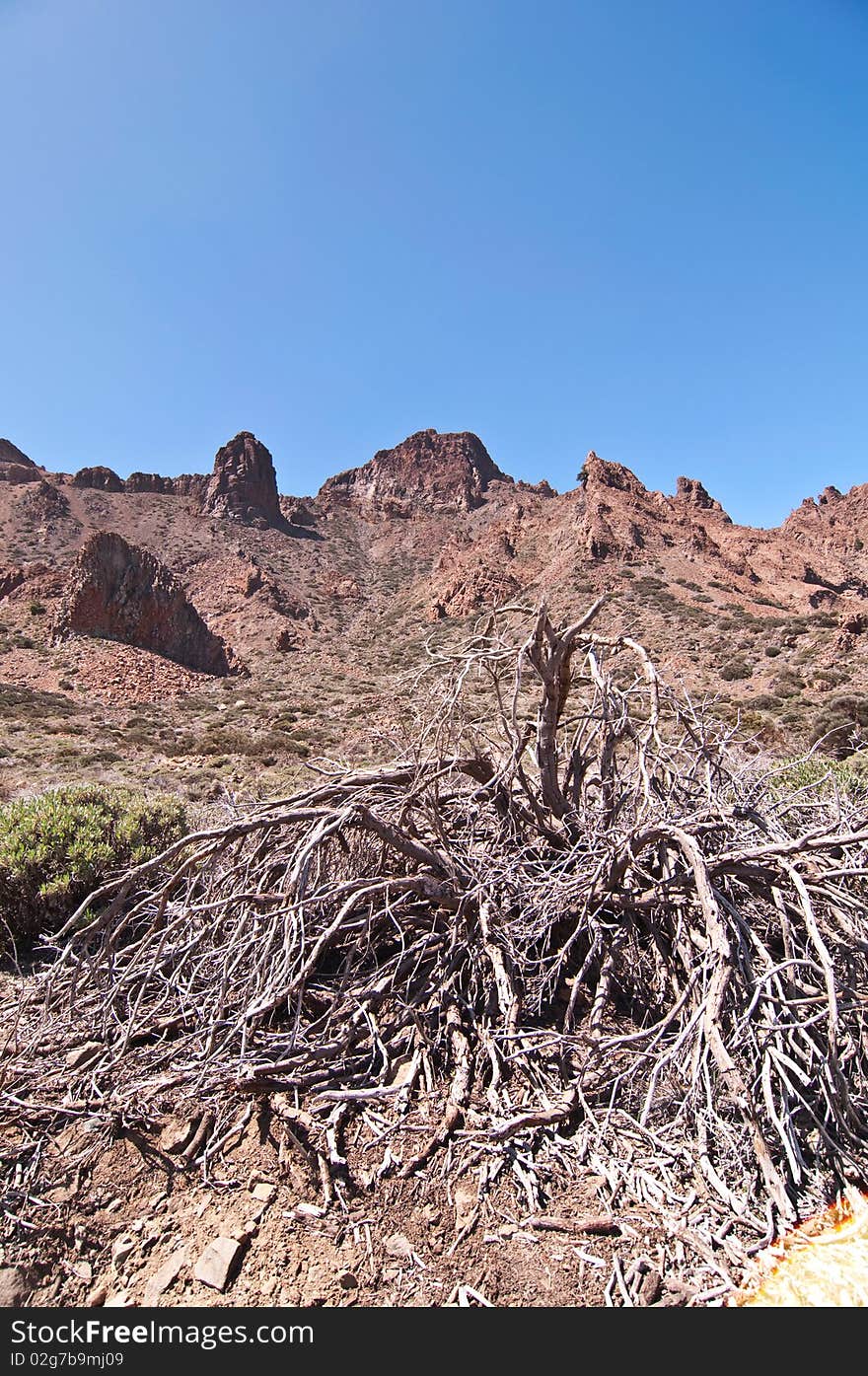 Volcanic landscape - Mount Teide, Tenerife