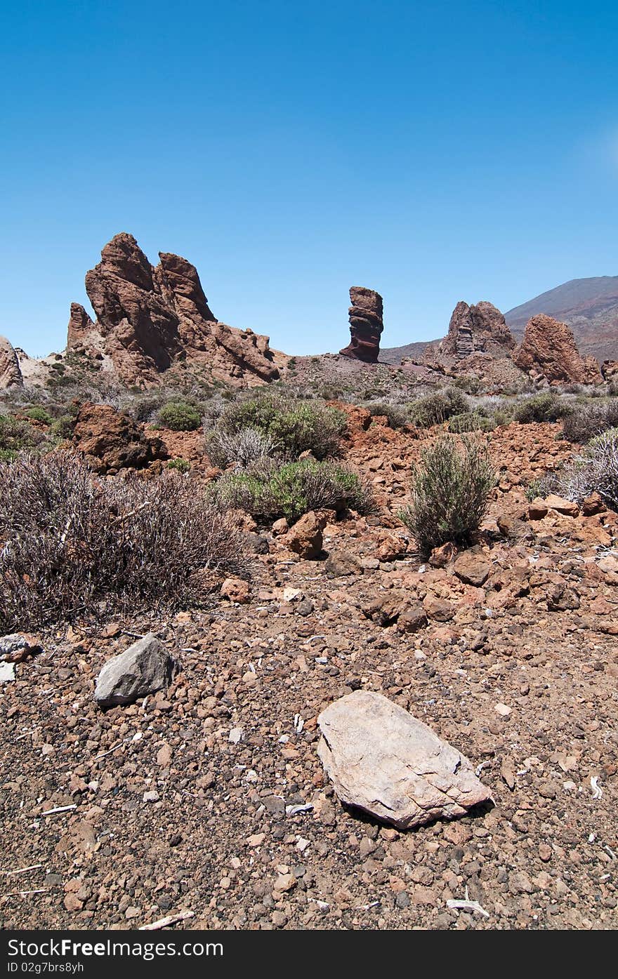 Volcanic landscape - Mount Teide, Tenerife