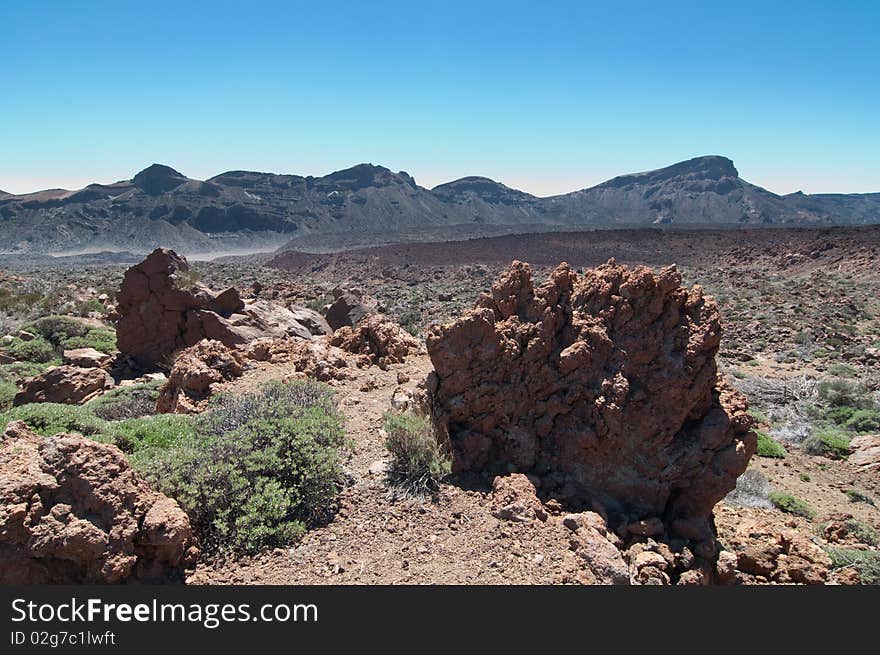 Volcanic landscape - Mount Teide, Tenerife