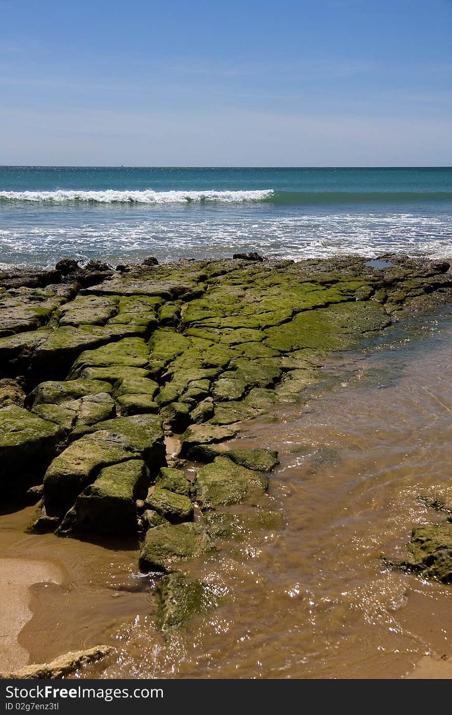 Praia da rocha beach,portugal-algarve.