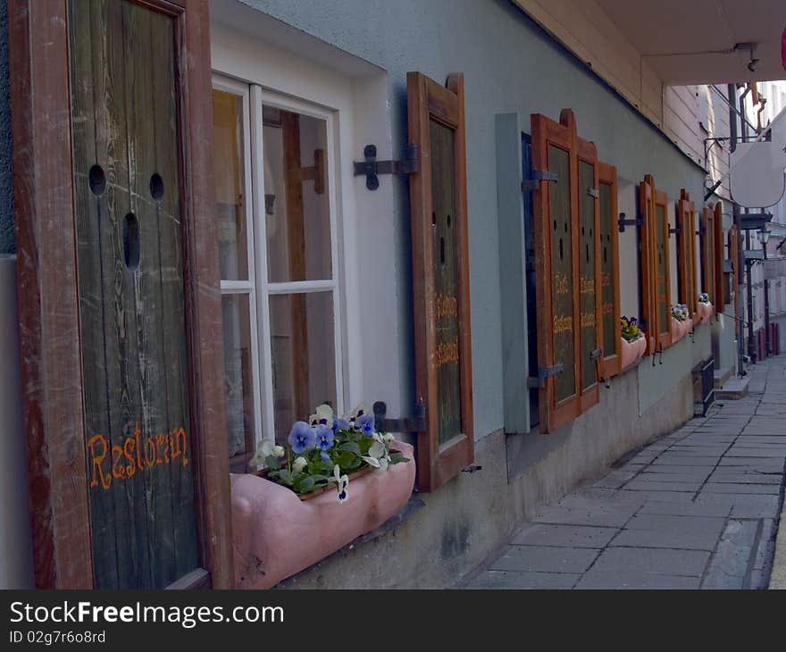 Facade of an ancient house