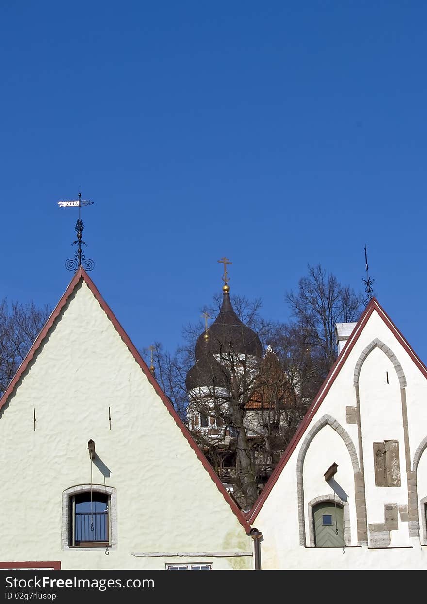 Streets of ancient Tallinn, capital of Estonia, Baltic Republic. Streets of ancient Tallinn, capital of Estonia, Baltic Republic