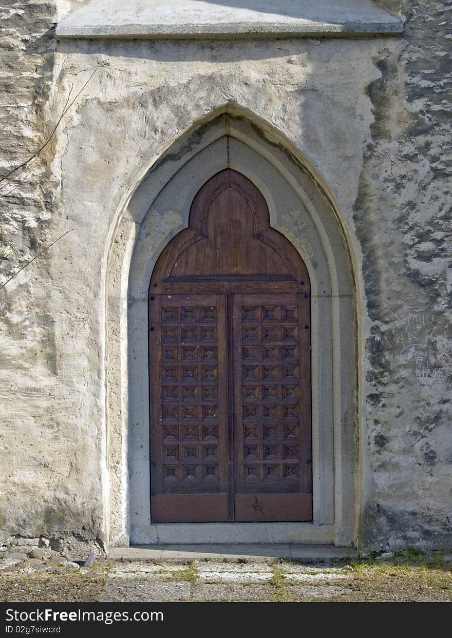 Facade Of An Ancient House