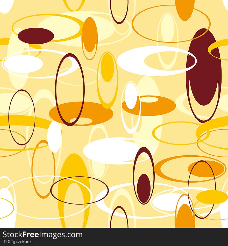 Abstract orange circular background