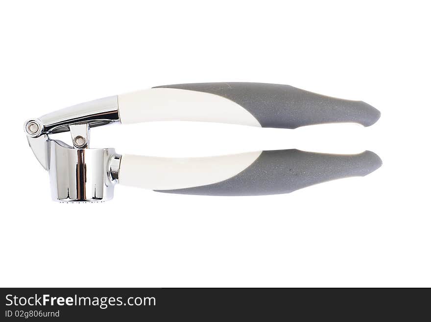 Garlic Press Isolated On White