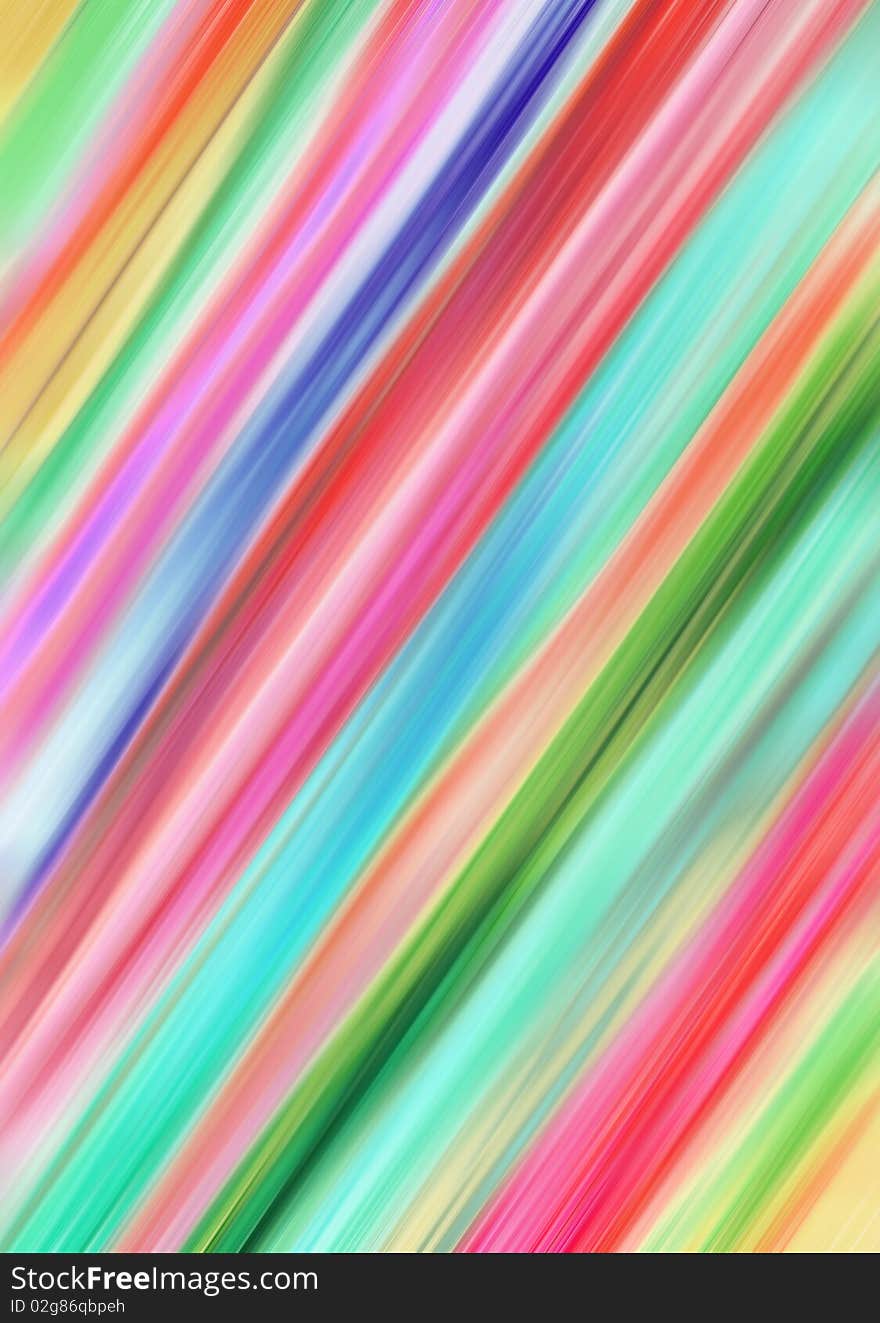 Blurred colored motion lines and abstract background