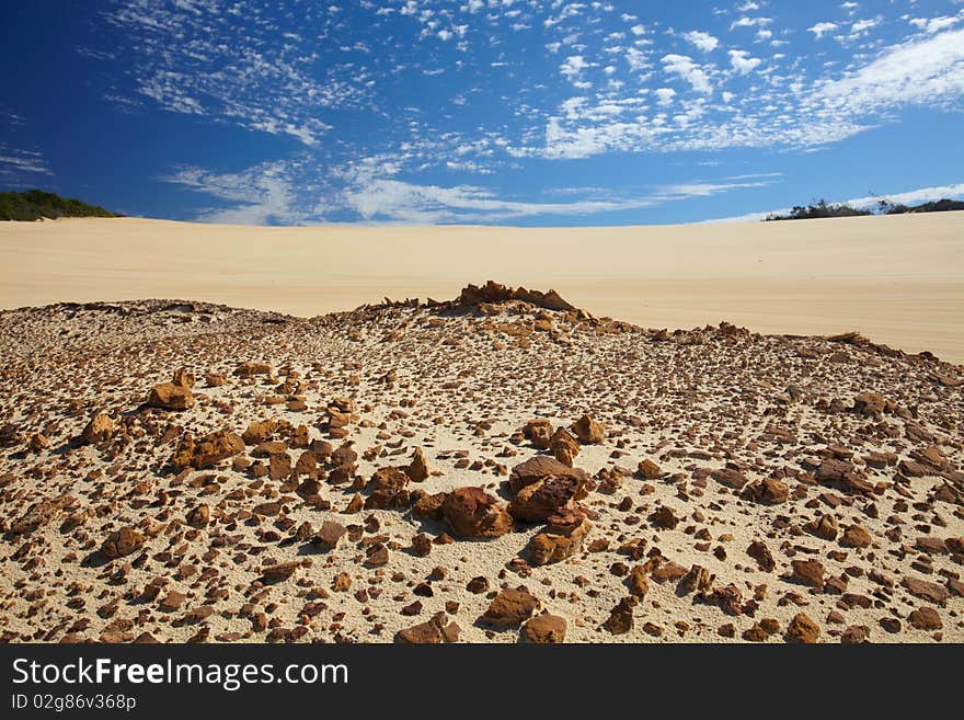 Desert on a Fraser island