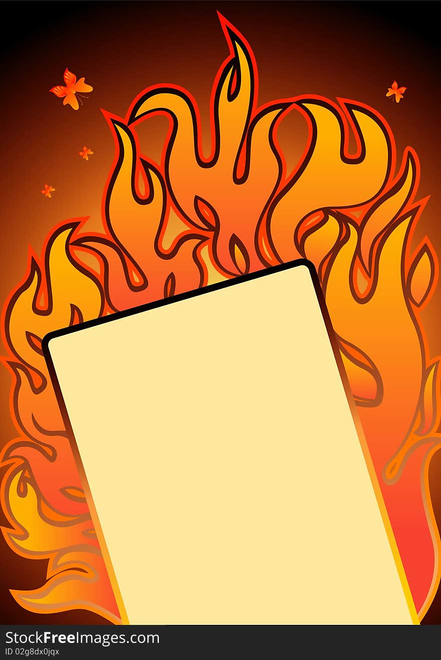 Burning Card