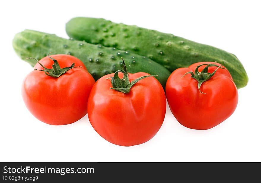 Tomatoes And Cucumbers