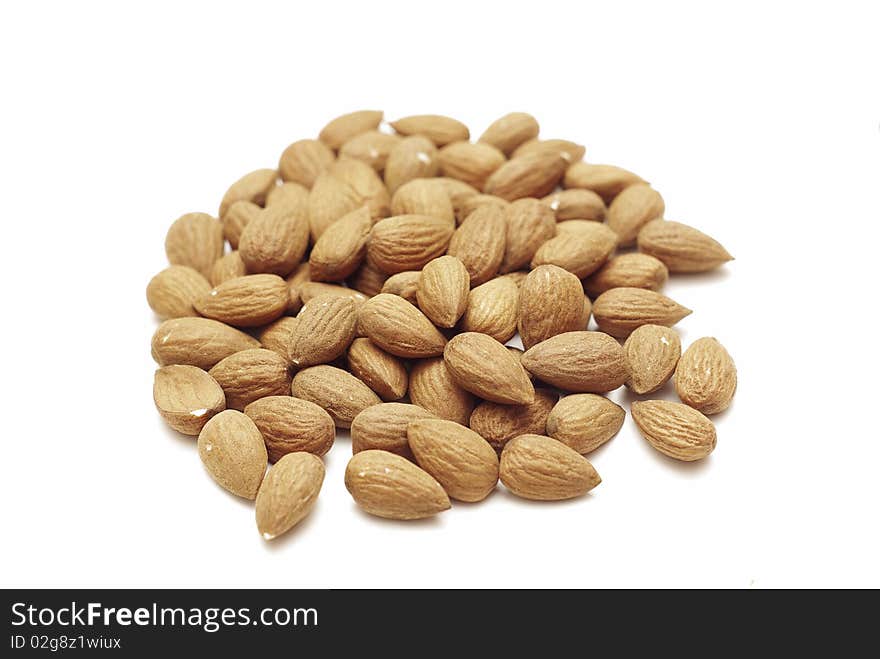 A Pile Of Almonds