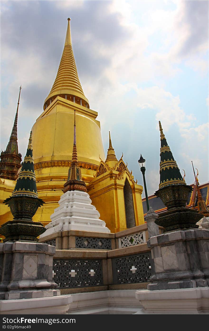 Bangkok Grand Palace guard in Thailand