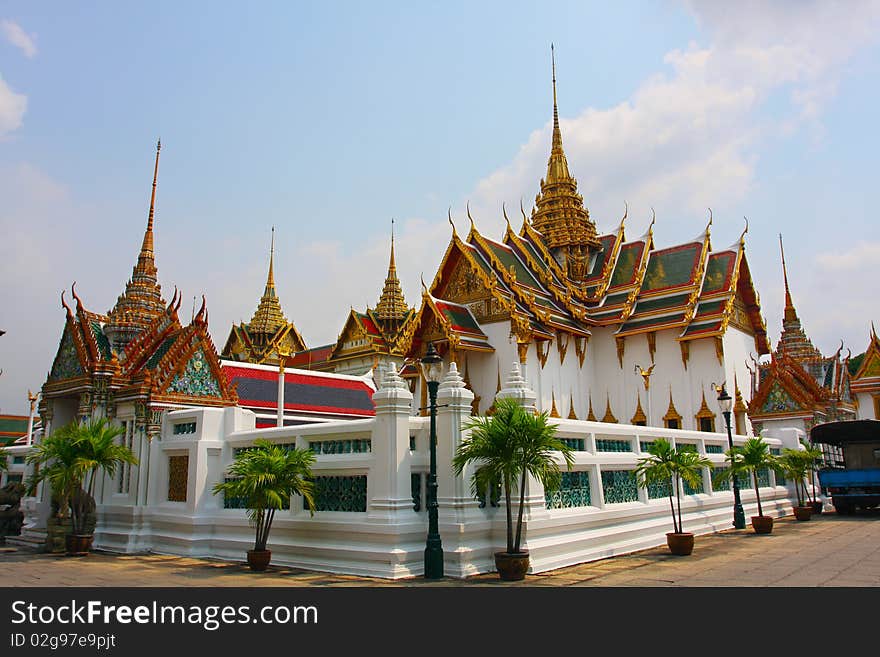 Bangkok Grand Palace guard in Thailand