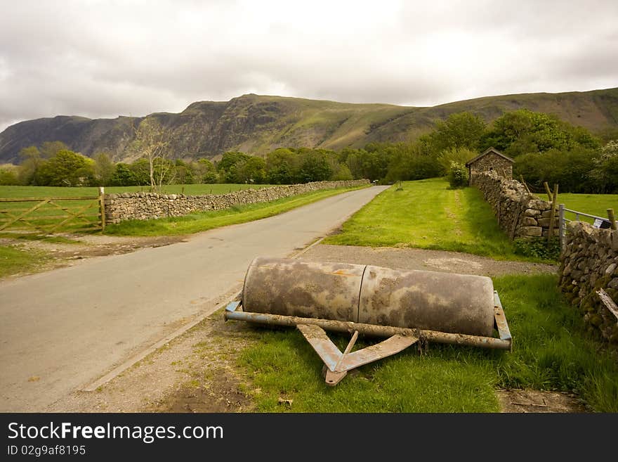 Lake District farm roller