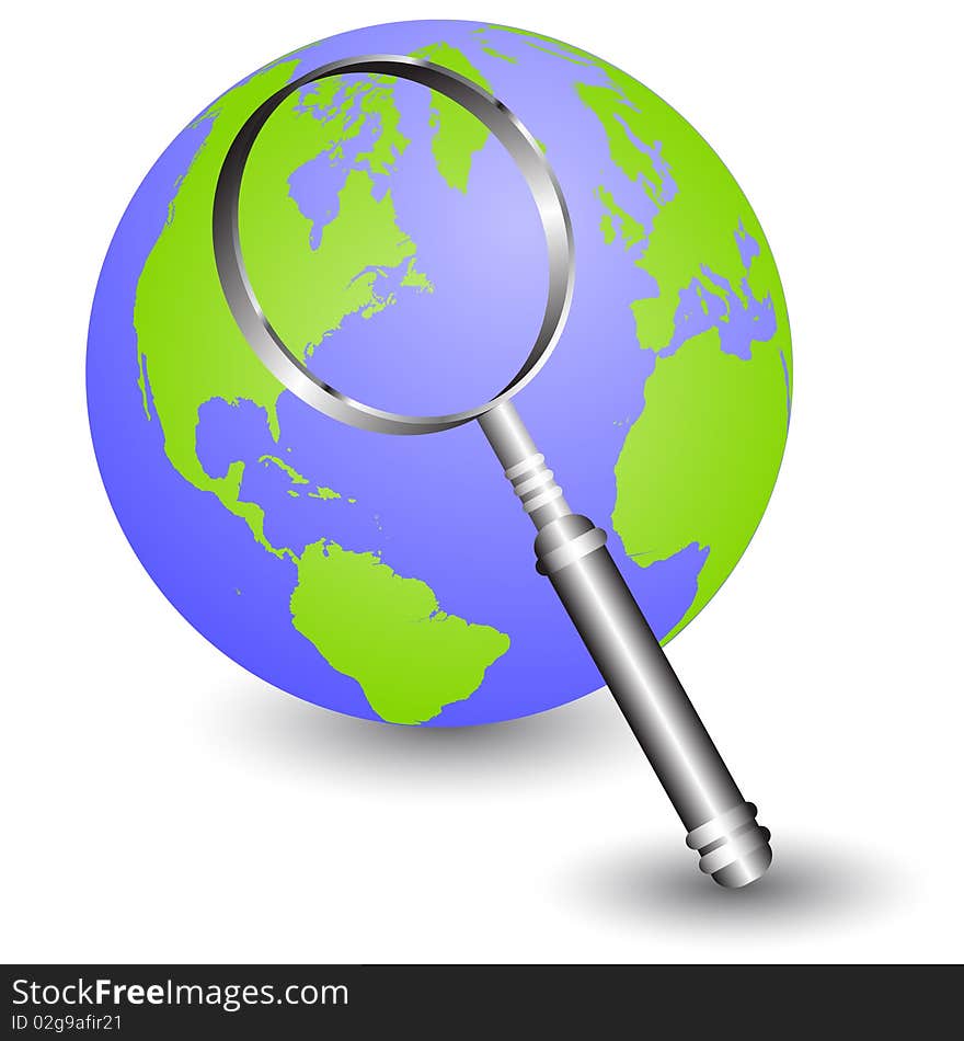 Vector globe