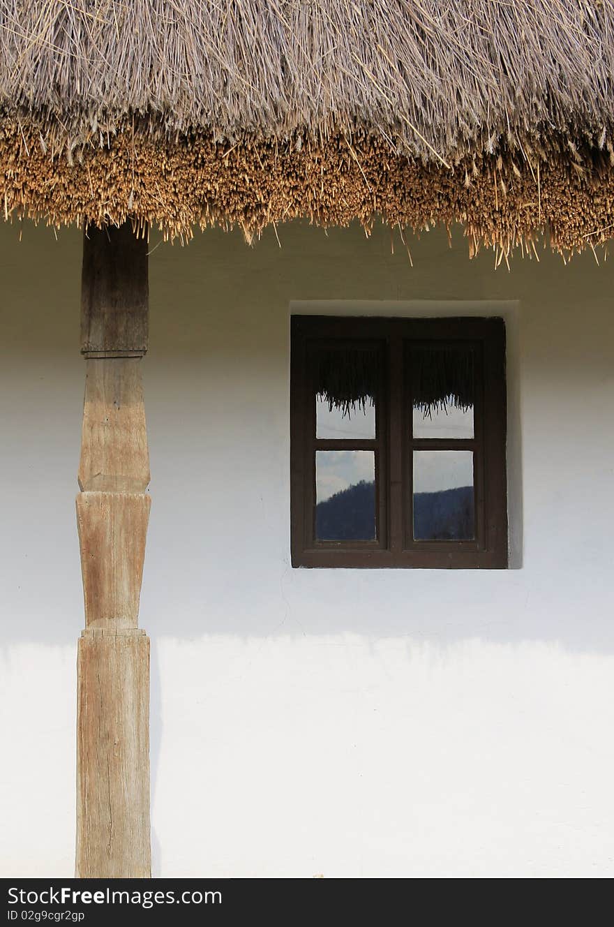 Nearby a farmer's house and window details.