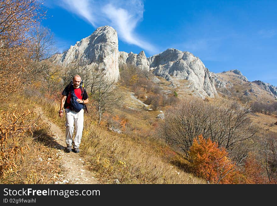 Hiking in the Crimea mountains