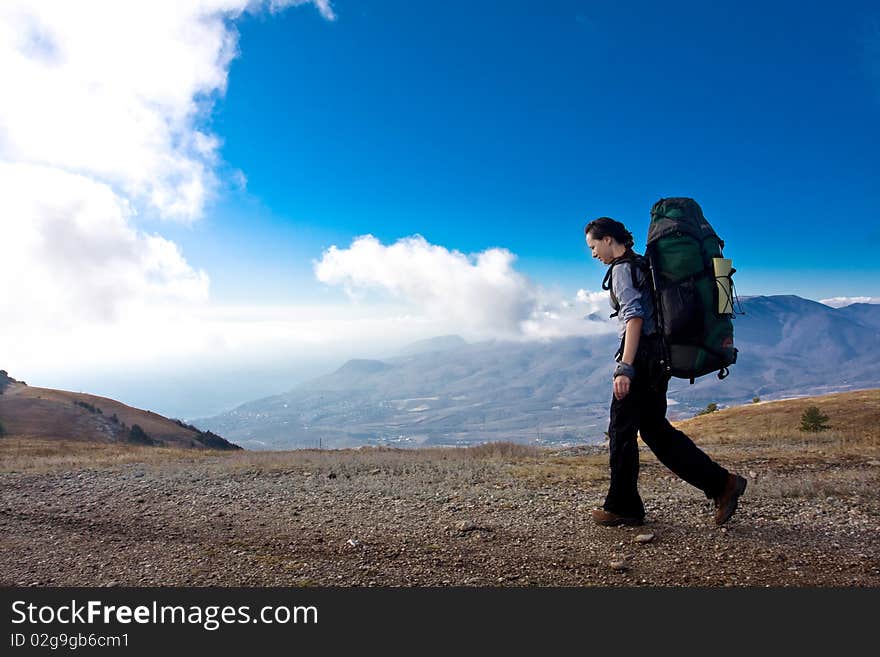 Hiking in the Crimea mountains