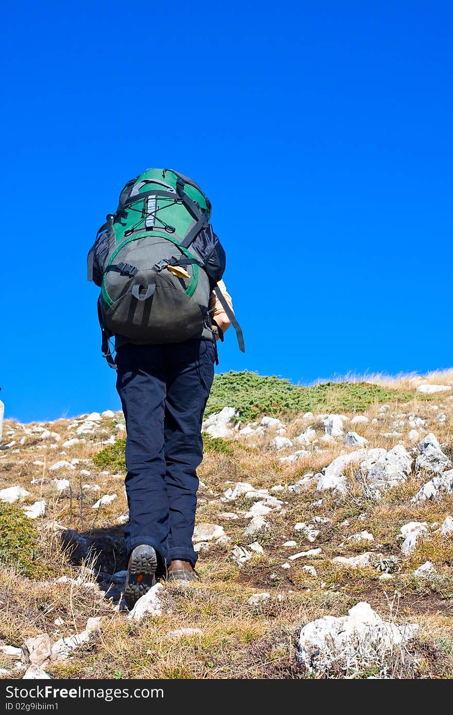 Hiking in the Crimea mountains