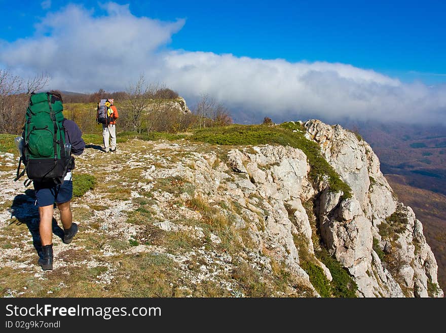 Hiking in the Crimea mountains