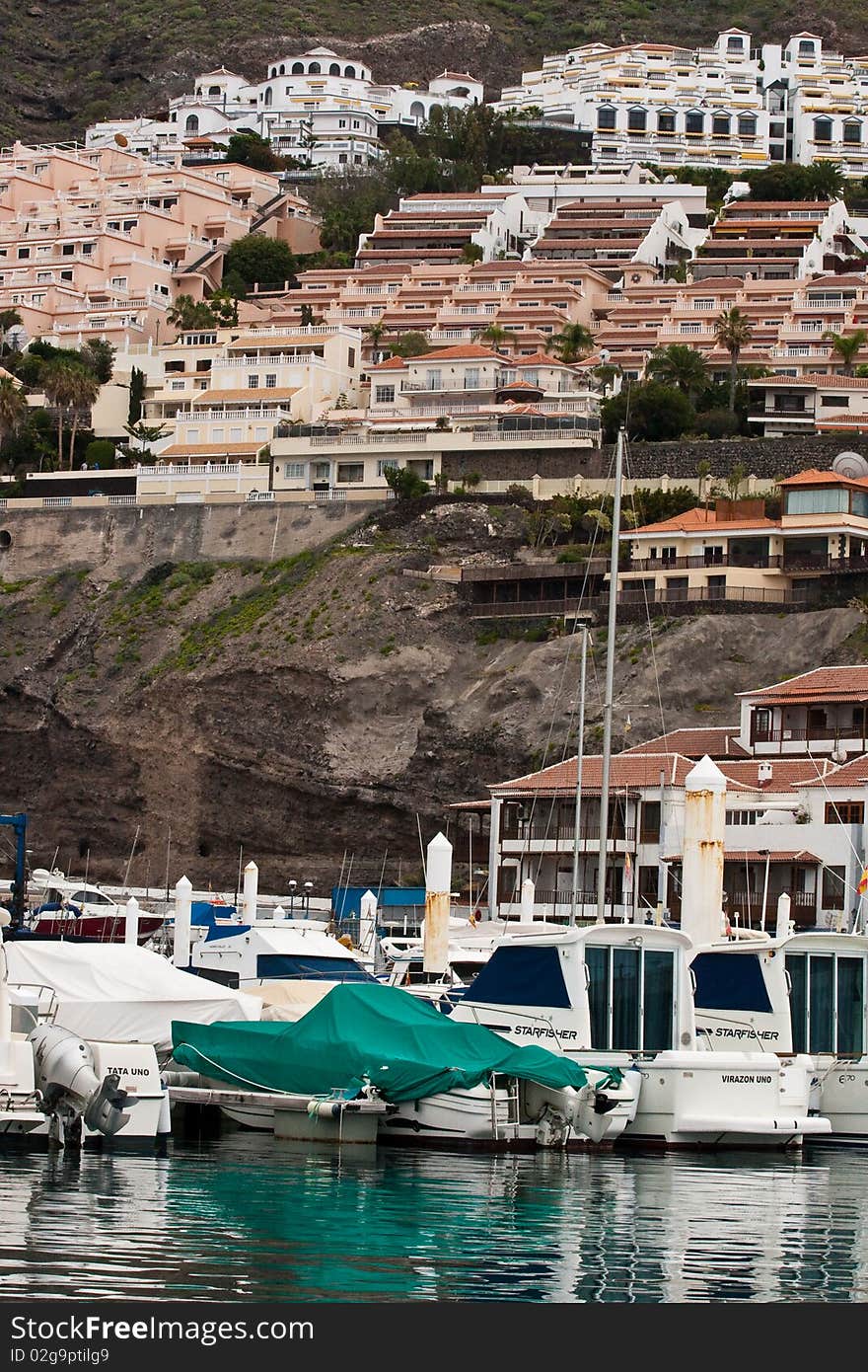 Tenerife Coast in the hot summer night