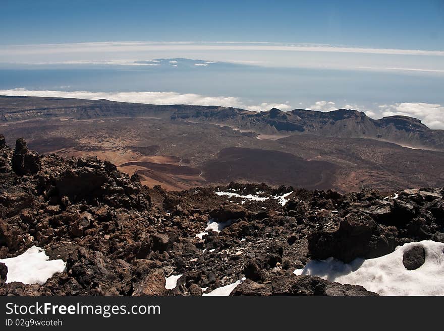 Tenerife volcano