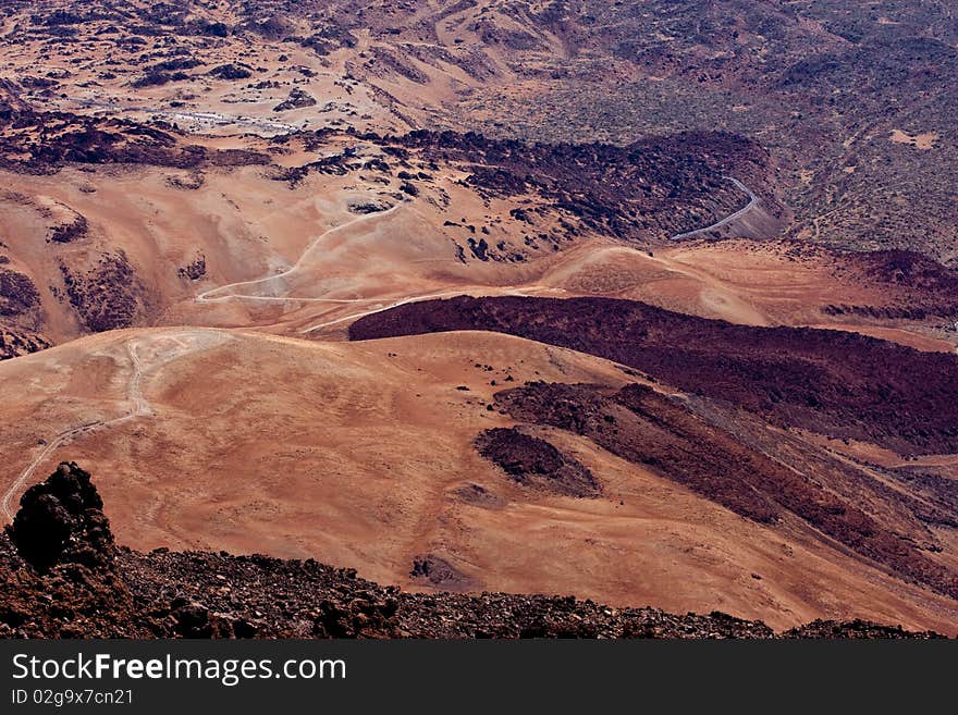 Tenerife volcano