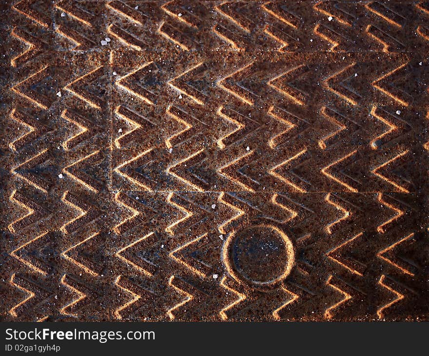 Iron plate texture