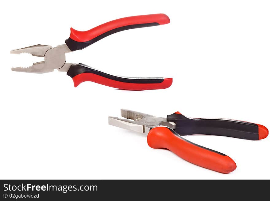 Red and black pliers