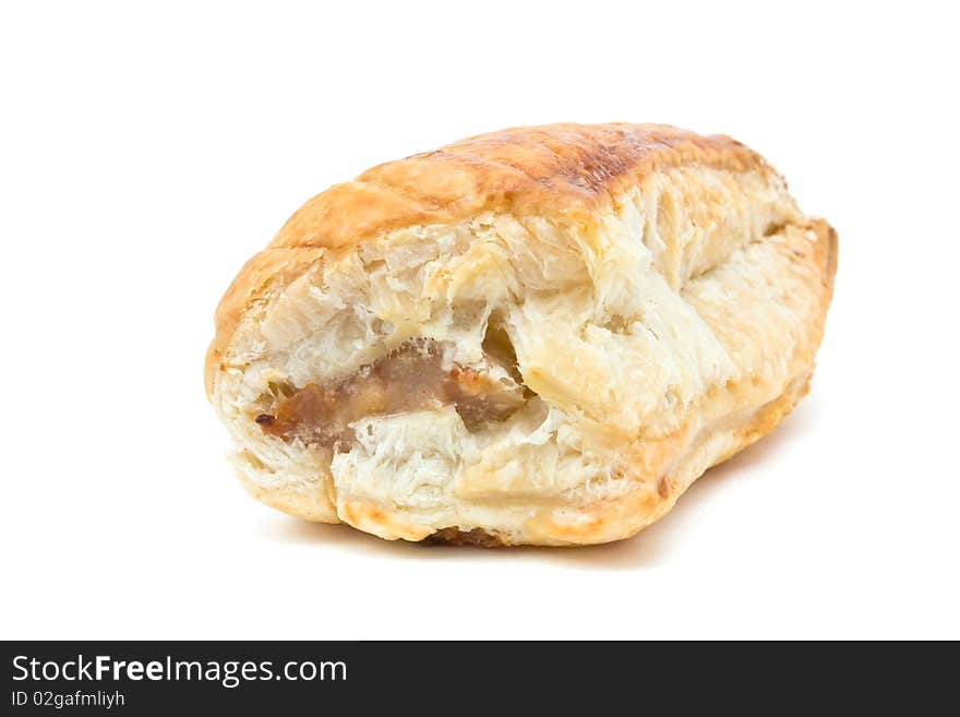 Golden Sausage Roll made from sausage meat and flaky puff pastry.