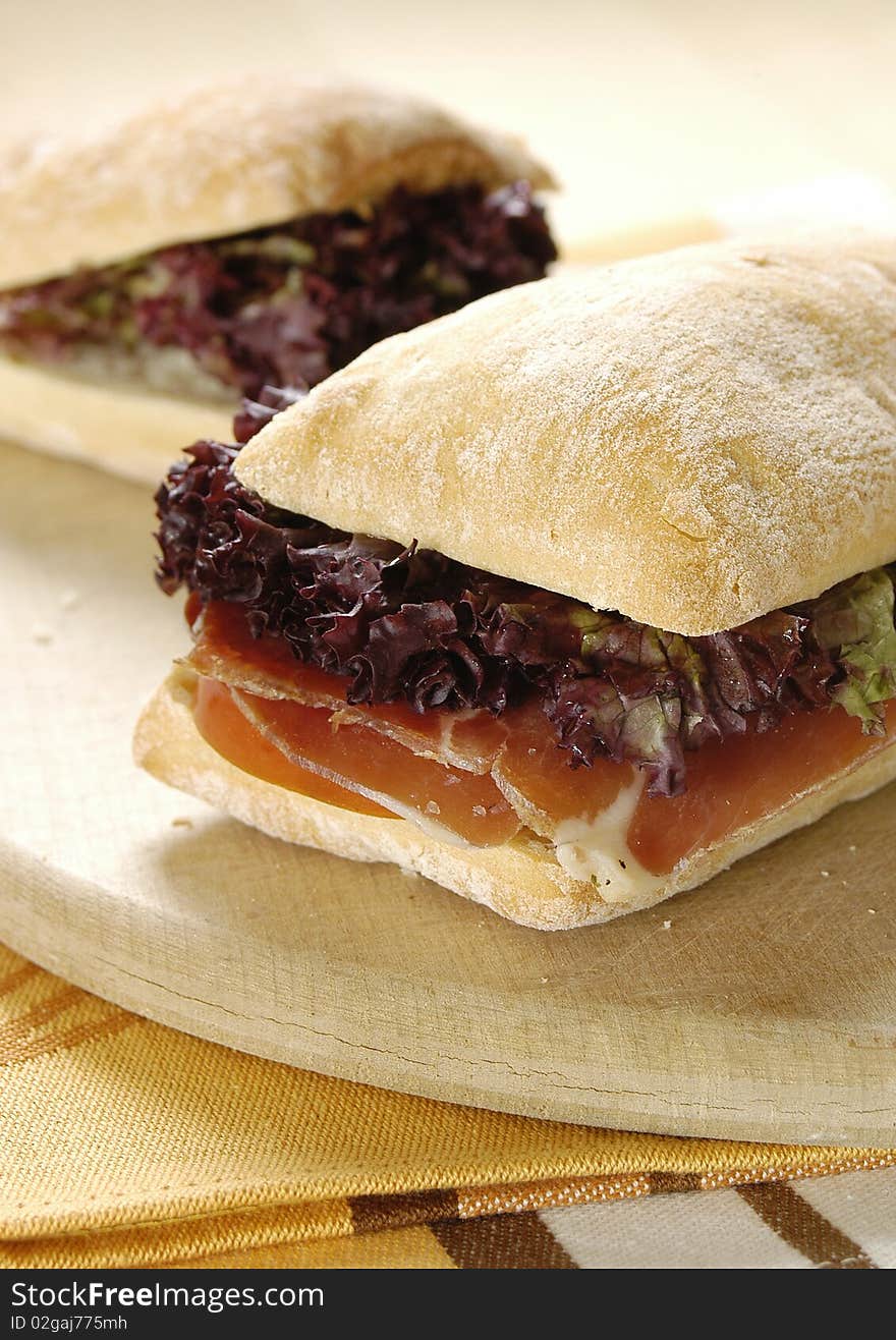 Prosciutto Sandwich