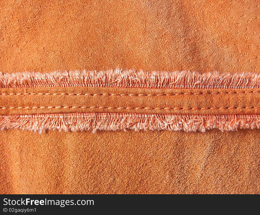 Original background for design in the form of a velours leather