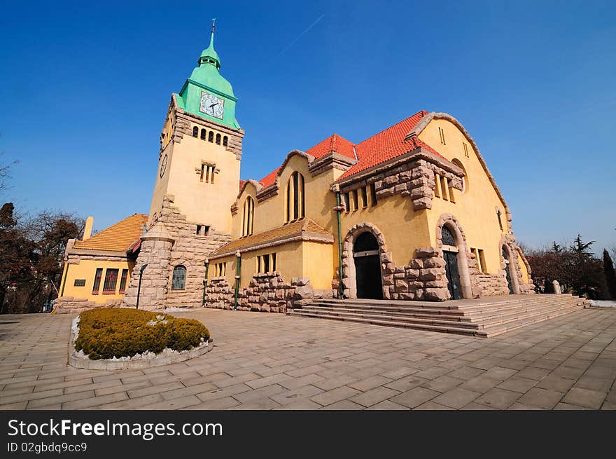 Chinese Church in Qingdao city