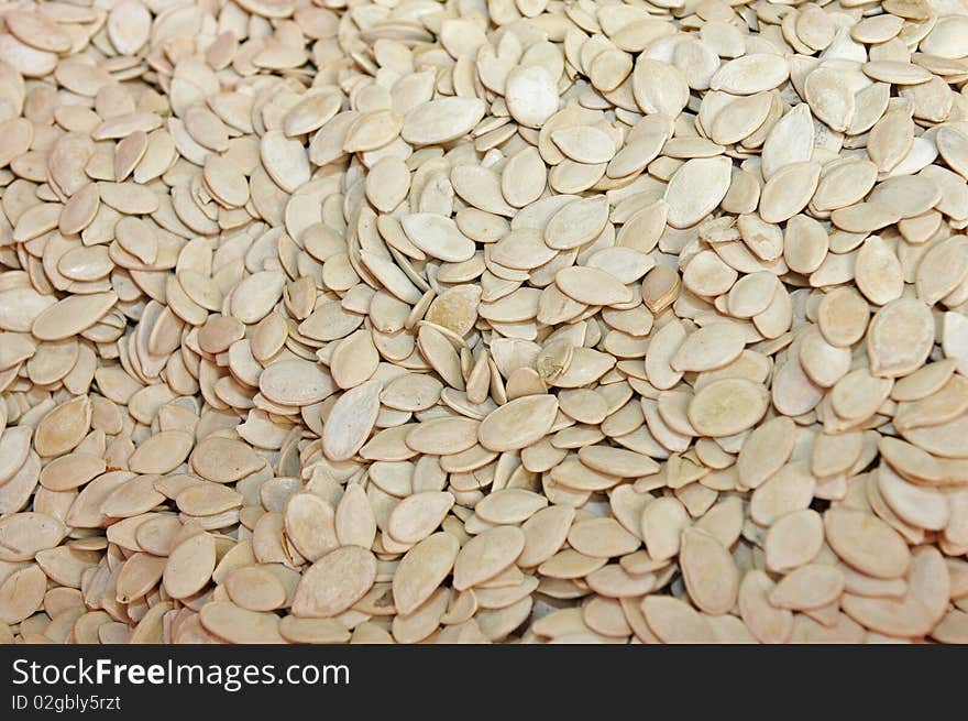 Melon seeds sell in the market. Melon seeds sell in the market