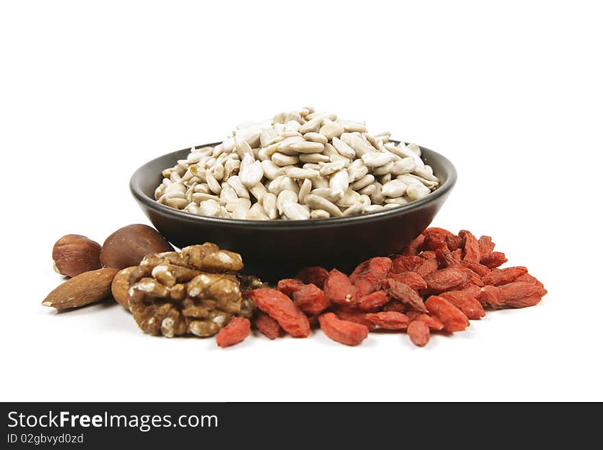 Sunflower Seeds In A Bowl