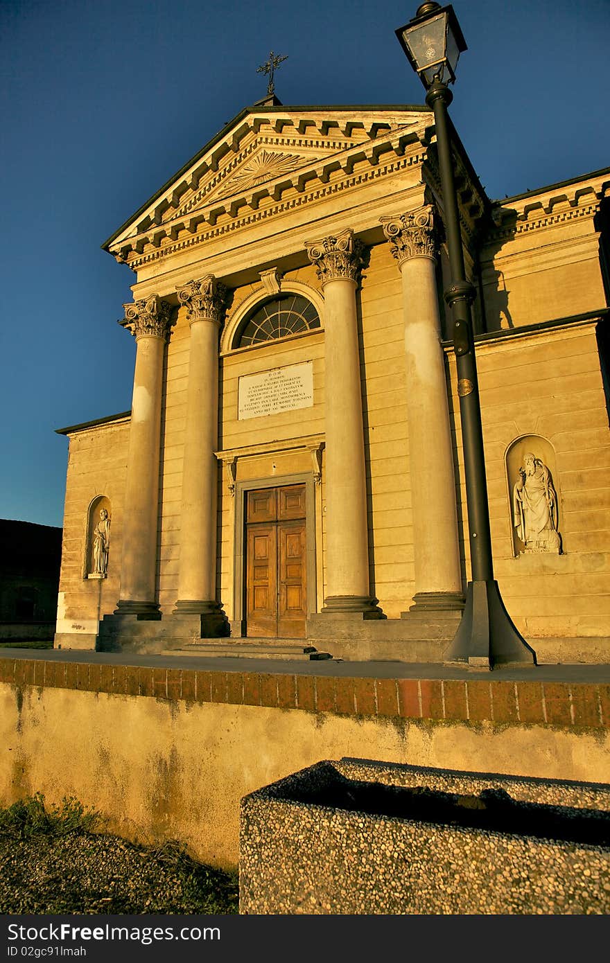 View of Villastellone church - Piedmont (Italy). View of Villastellone church - Piedmont (Italy)