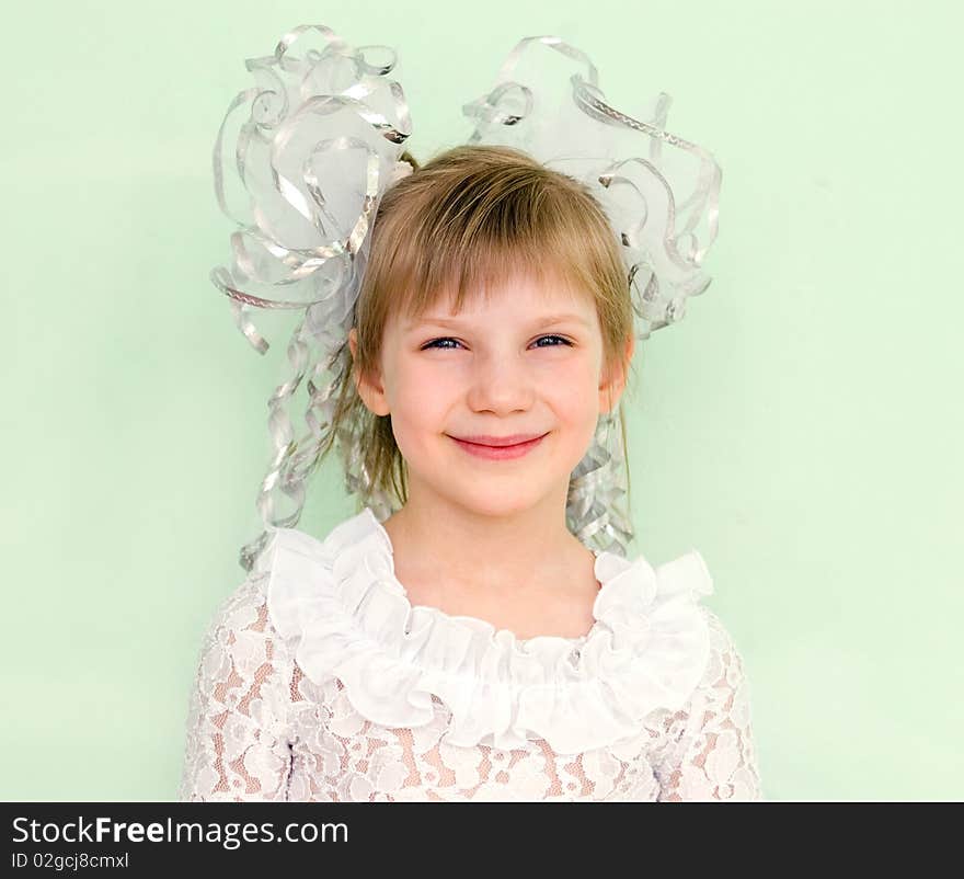 Portrait of the schoolgirl