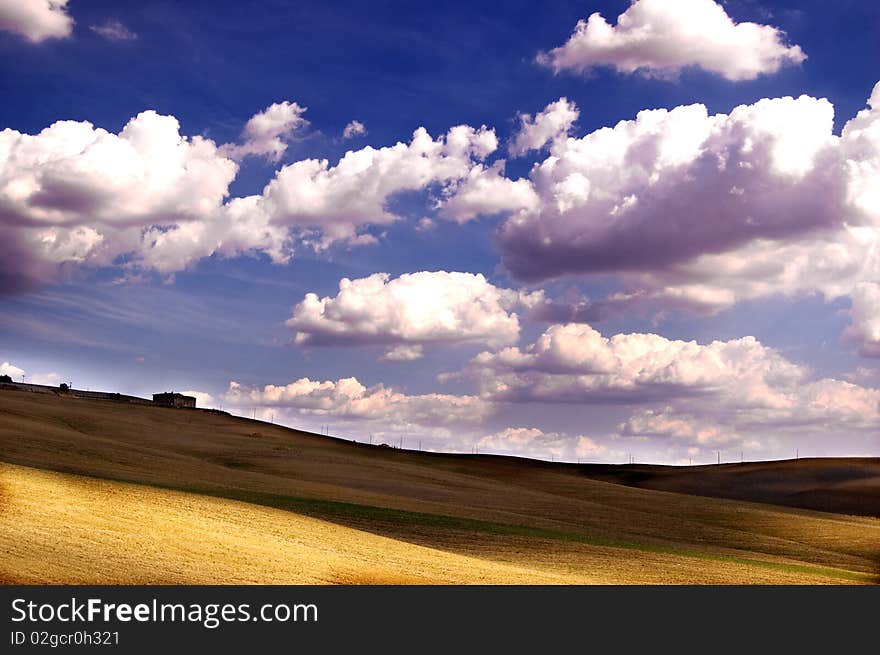 Cloudy landscape