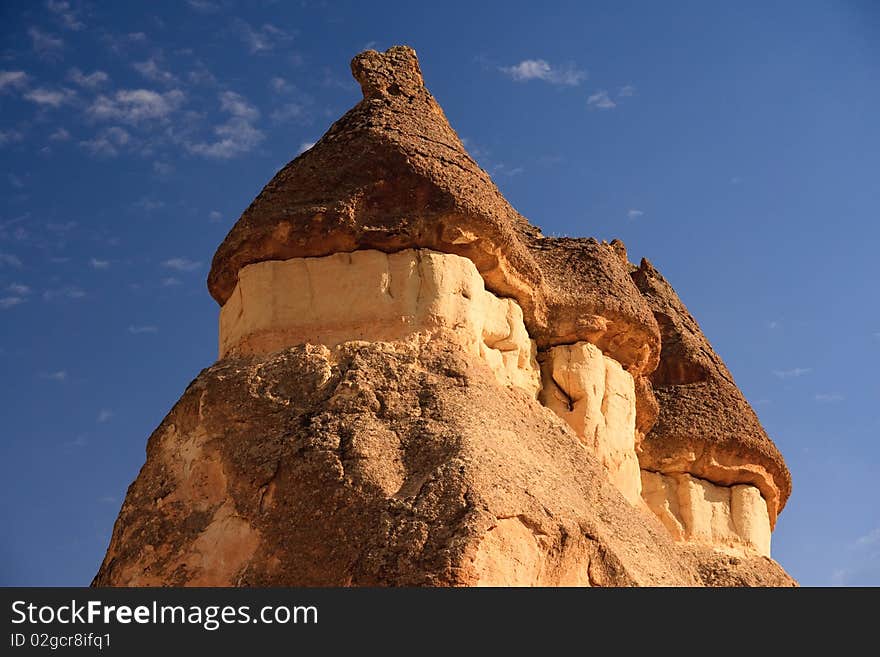 Pillars of the Valley near Goreme in Cappadocia, Turkey. Pillars of the Valley near Goreme in Cappadocia, Turkey.