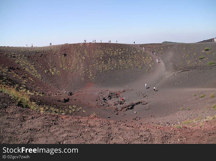 Extinct volcano