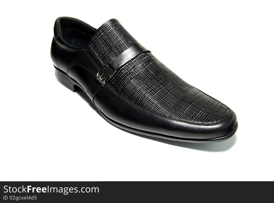 Black classical shoes