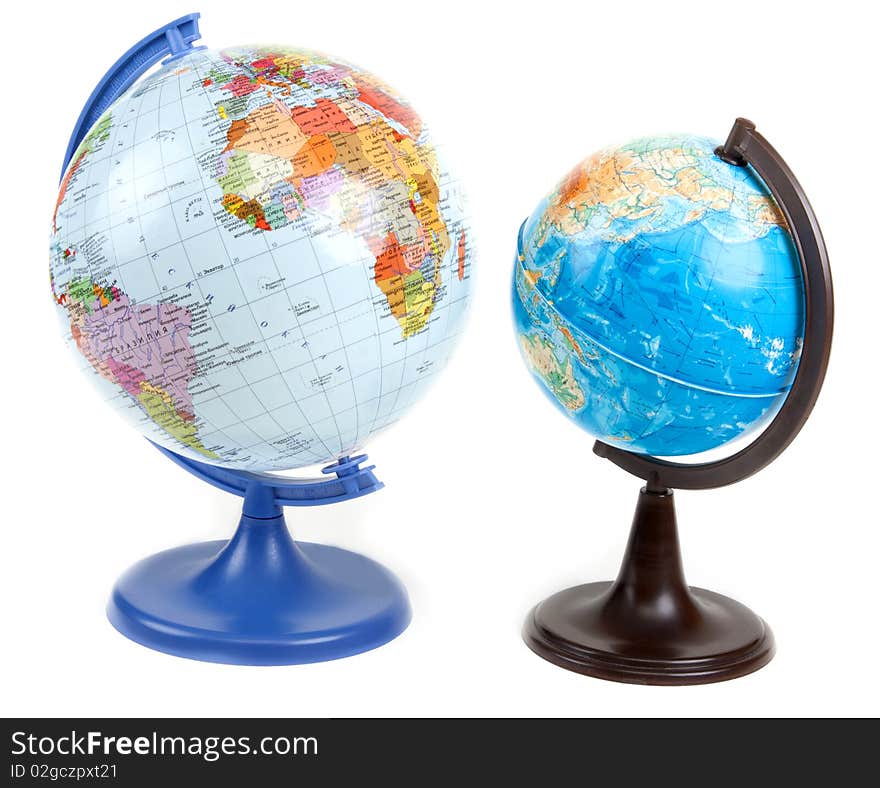 Two globes