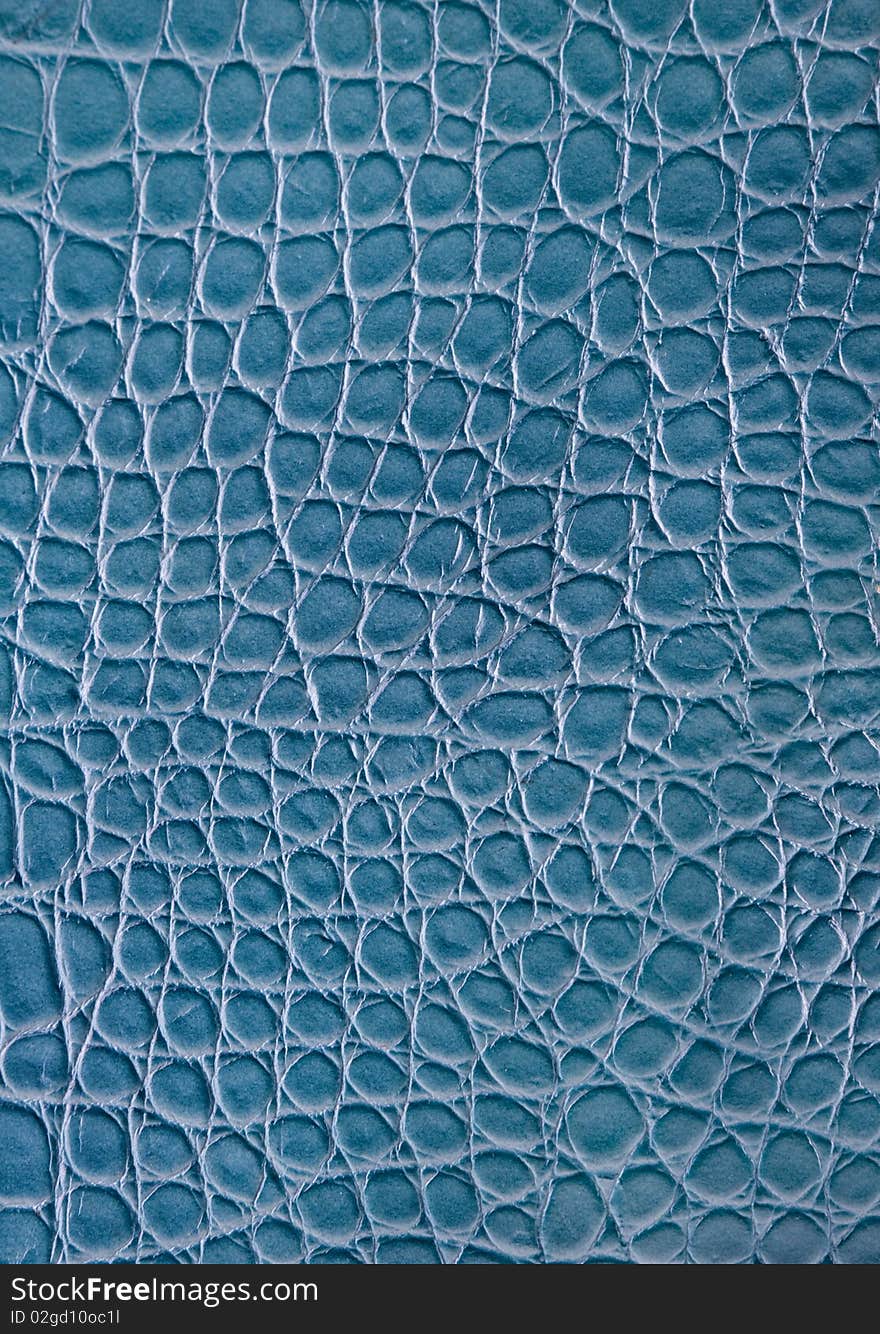 Blue Crocodile Leather Texture