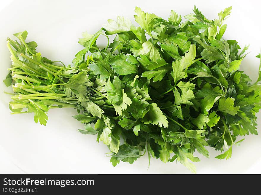 Fresh bunch of parsley