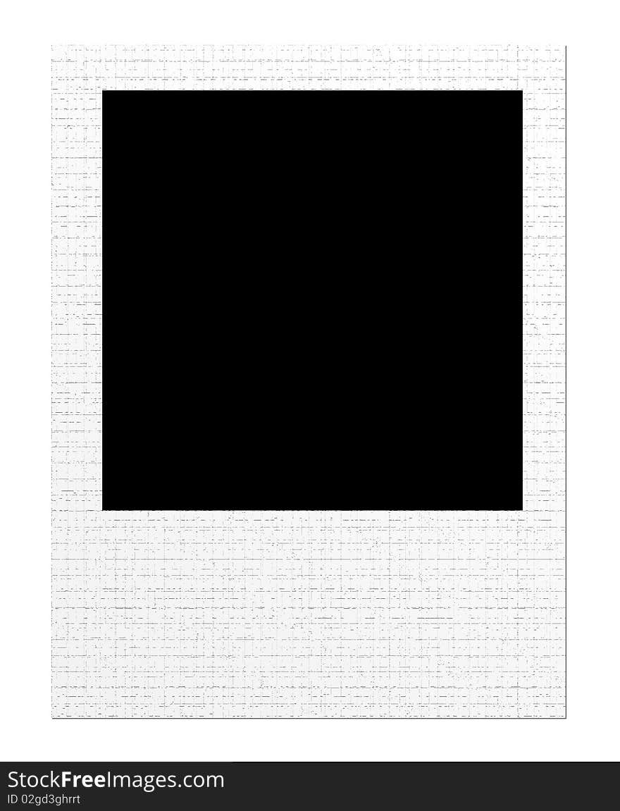 Black square with white frame. abstract illustration. Black square with white frame. abstract illustration